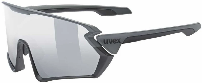 Uvex Sportstyle 231 Sportbrille black-grey matt/mirror silver