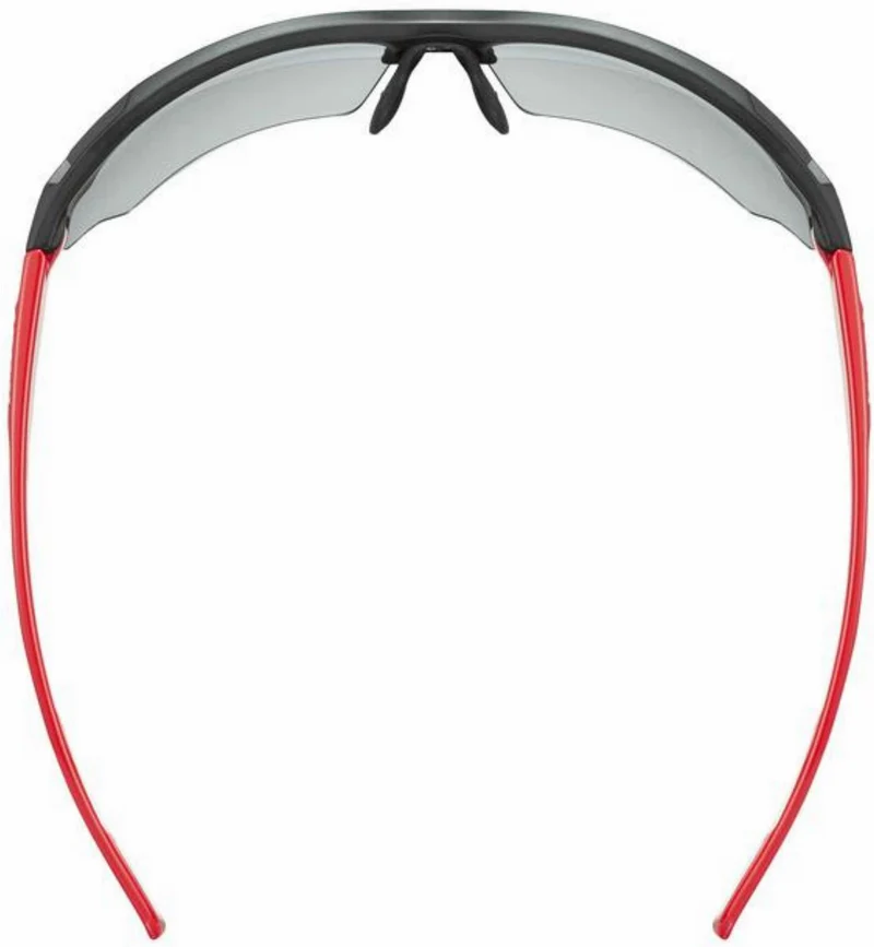 Uvex Sportstyle 802 V Sportbrille black red white/smoke