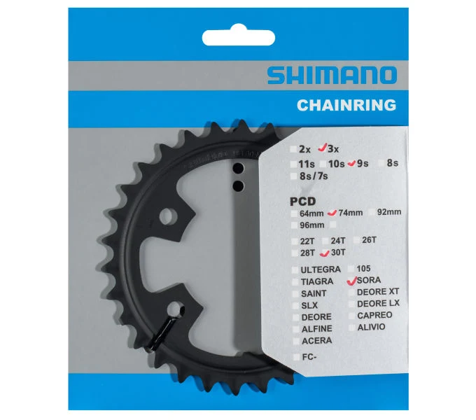Shimano Kettenblatt FC-R3030 30 Zähne Schwarz