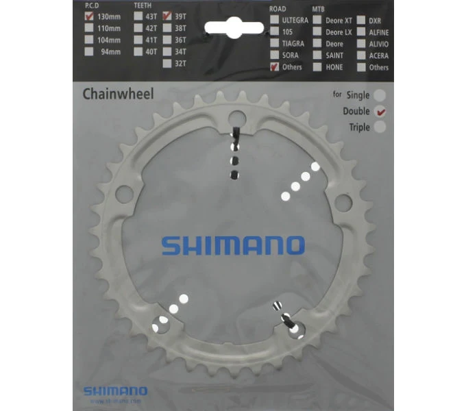 Shimano Kettenblatt FC-4600 39 Zähne Silber