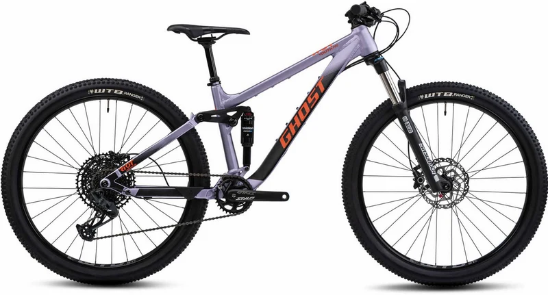 Ghost Riot Youth Pro AL U Jugendrad 27,5" purple grey/black/monarch orange matt XS