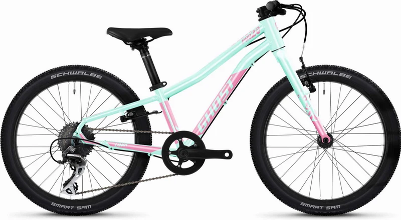 Ghost Lanao 20" Pro Kinderrad Diamant light mint/pink shimmer glossy