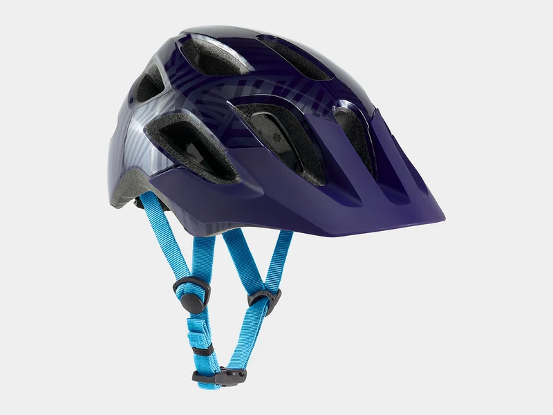 Bontrager Tyro Youth Helm purple abyss/azure 50-55 cm