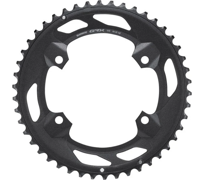 Shimano Kettenblatt GRX FC-RX600 46 Zähne Schwarz