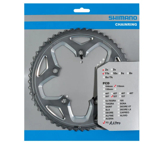 Shimano Kettenblatt FC-RS500 52 Zähne Silber