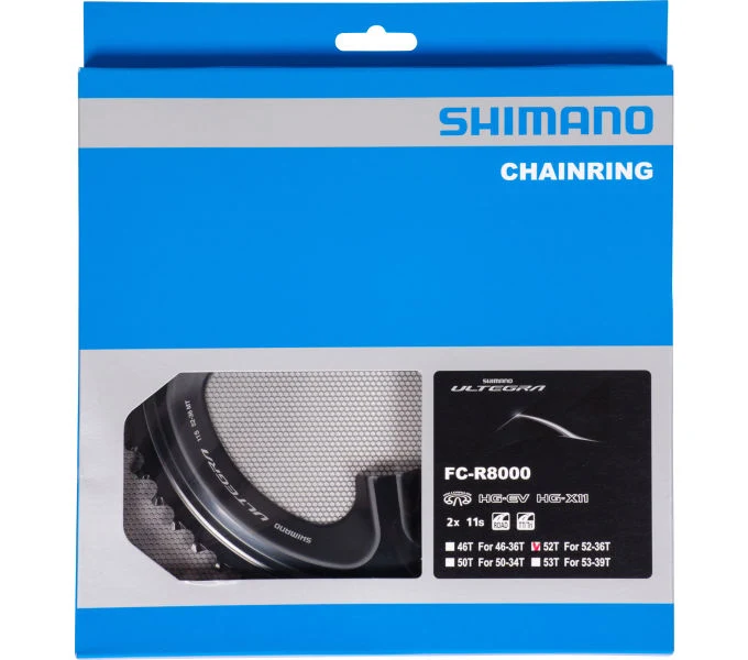 Shimano Kettenblatt ULTEGRA FC-R8000 52 Zähne Schwarz
