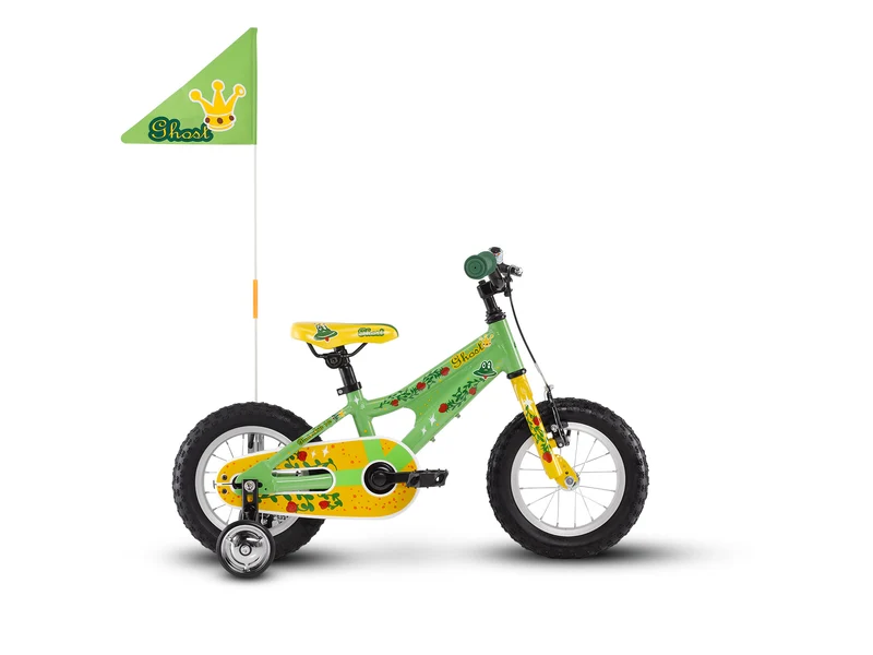 Ghost Powerkid Kinderrad 12" green/yellow
