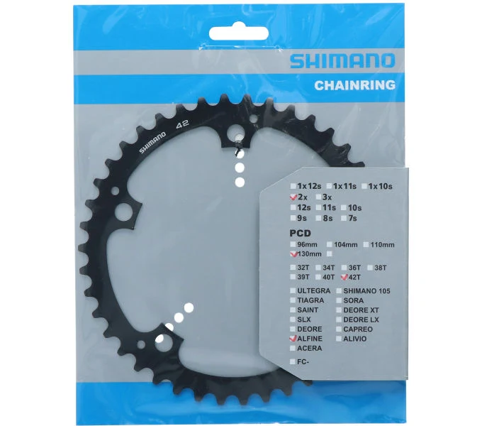 Shimano Kettenblatt ALFINE FC-S501 42 Zähne Schwarz