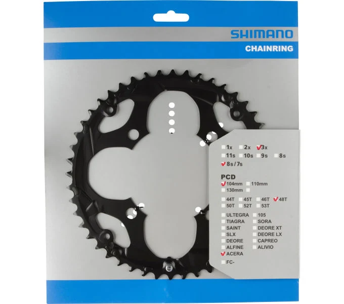 Shimano Kettenblatt ACERA FC-M361 48 Zähne für KSR
