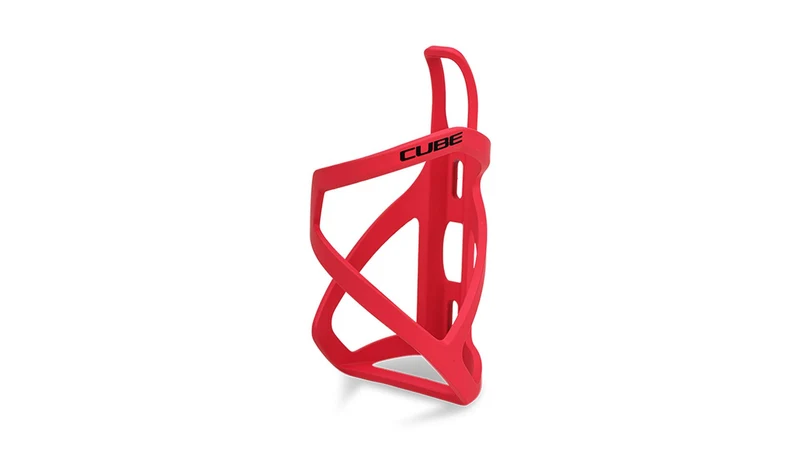 Cube Flaschenhalter HPP Left-Hand Sidecage matt red´n´glossy black