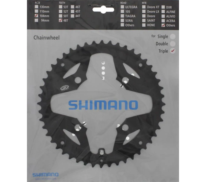 Shimano Kettenblatt ACERA FC-M391 48 Zähne