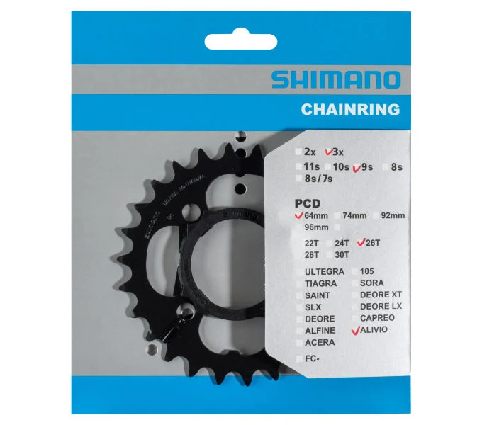 Shimano Kettenblatt ACERA FC-T4010 26 Zähne
