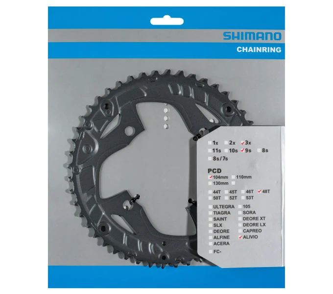 Shimano Kettenblatt ALIVIO FC-M4060 48 Zähne für KSR