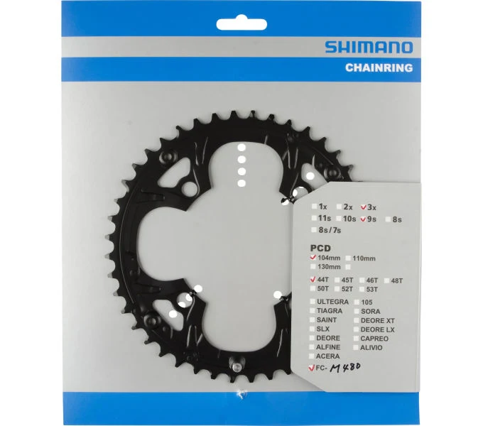 Shimano Kettenblatt DEORE FC-M480 44 Zähne