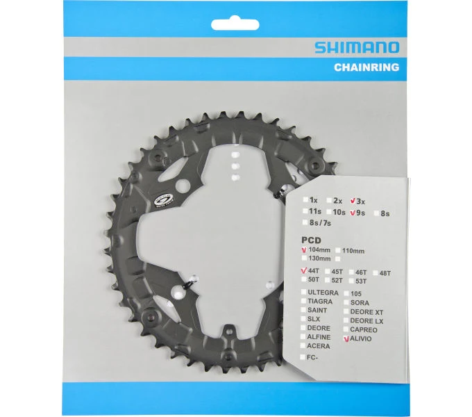 Shimano Kettenblatt ALIVIO FC-M430, FC-M431 44 Zähne für KSR