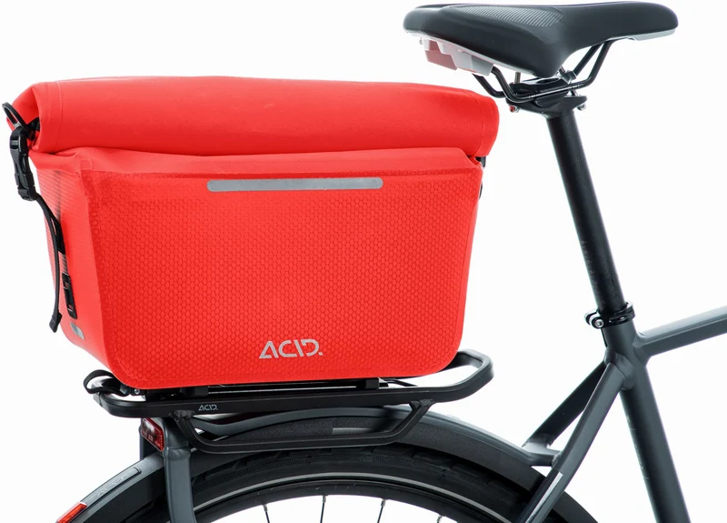 Acid Gepäckträgertasche Trunk Pro RILink flame´n´black 14 L
