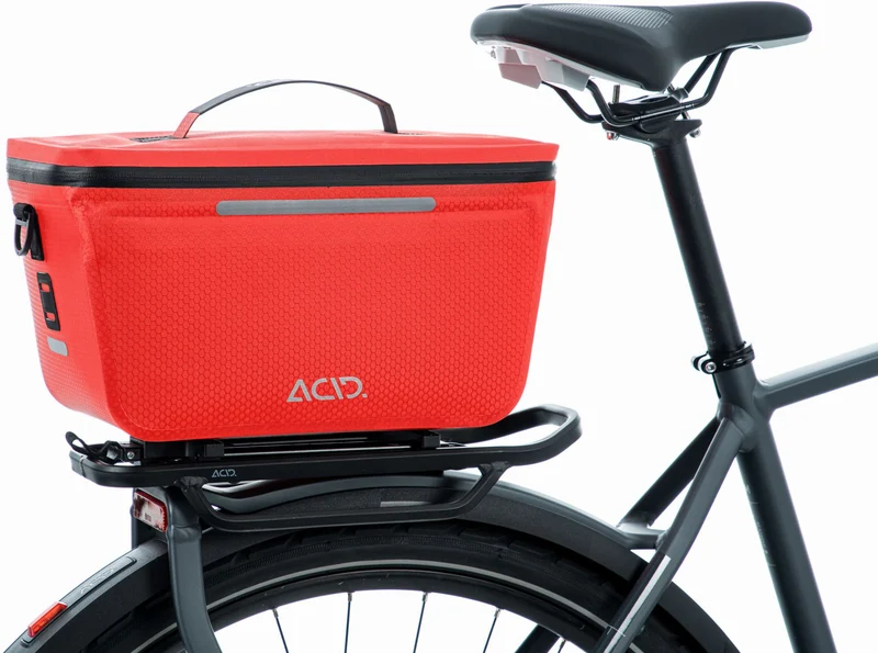 Acid Gepäckträgertasche Trunk Pro RILink flame´n´black 10 L