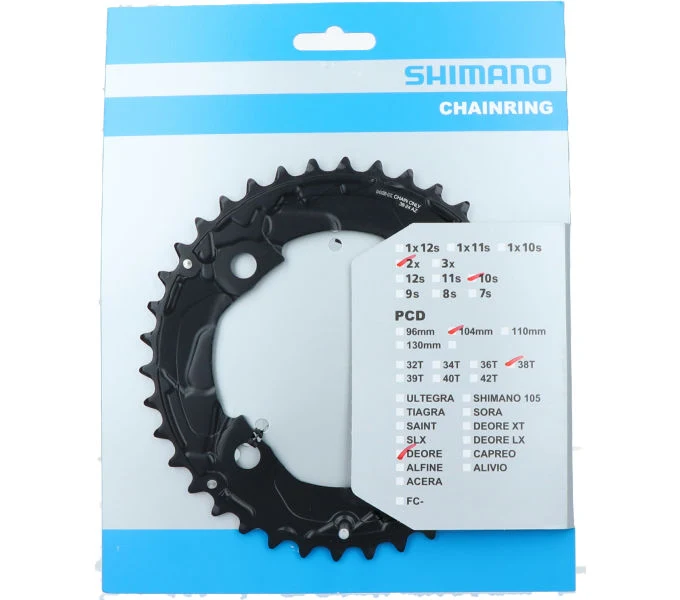 Shimano Kettenblatt DEORE FC-M617 38 Zähne