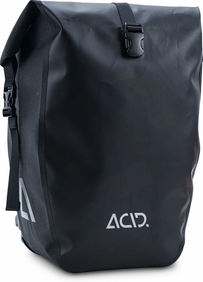 Acid Gepäckträgertasche Travlr Pure black 15 L