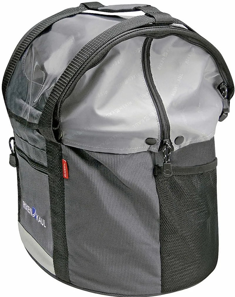 B-Ware - Klickfix Doggy Lenkertasche grau/schwarz (Gebrauchtware)