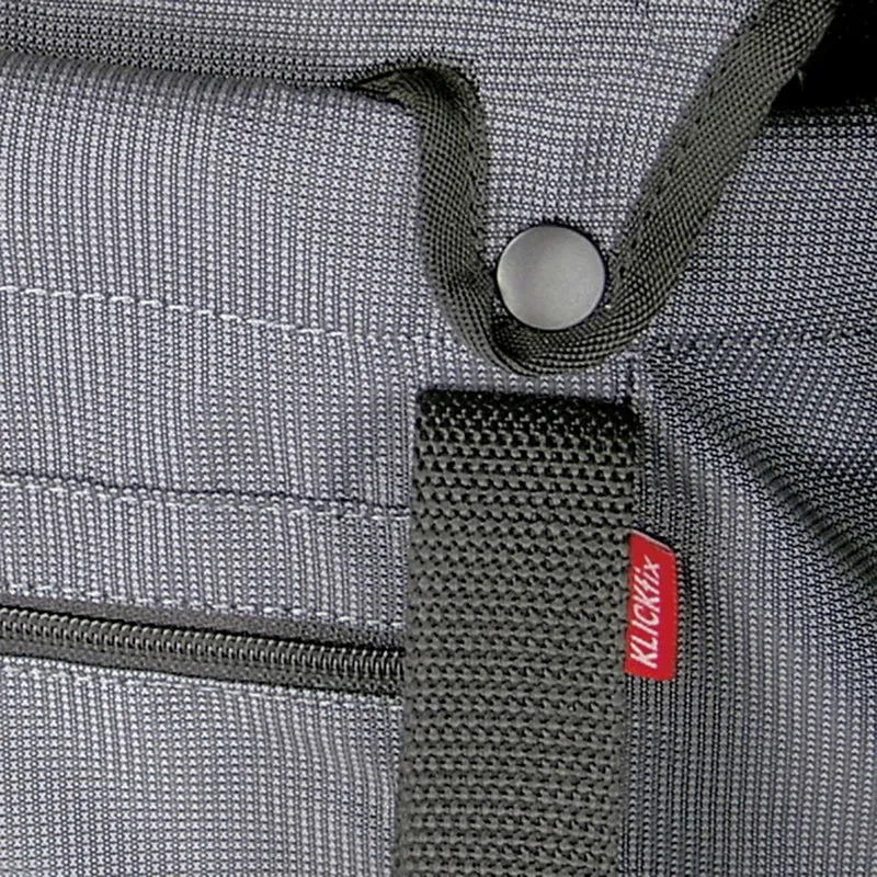 B-Ware - Klickfix Doggy Lenkertasche grau/schwarz (Gebrauchtware)