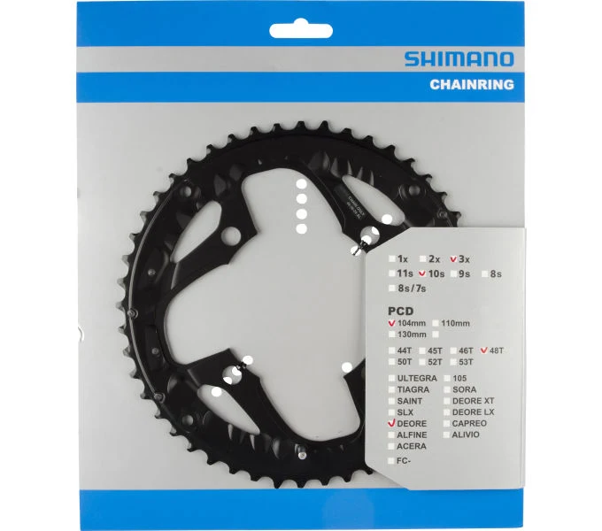 Shimano Kettenblatt DEORE FC-M610, FC-T611 48 Zähne