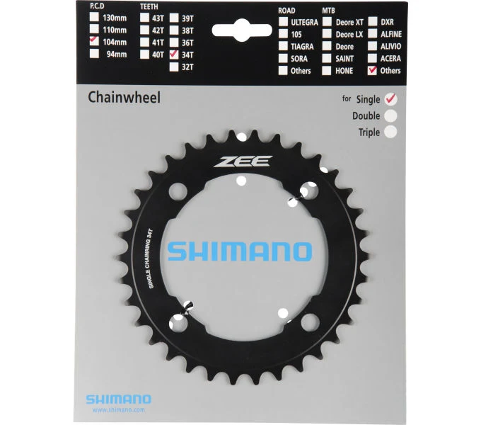 Shimano Kettenblatt ZEE FC-M640, FC-M645 34 Zähne