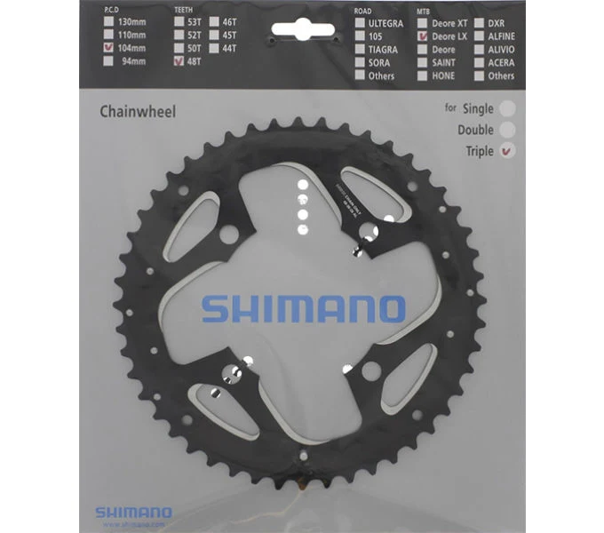 Shimano Kettenblatt DEORE LX FC-T671 48 Zähne