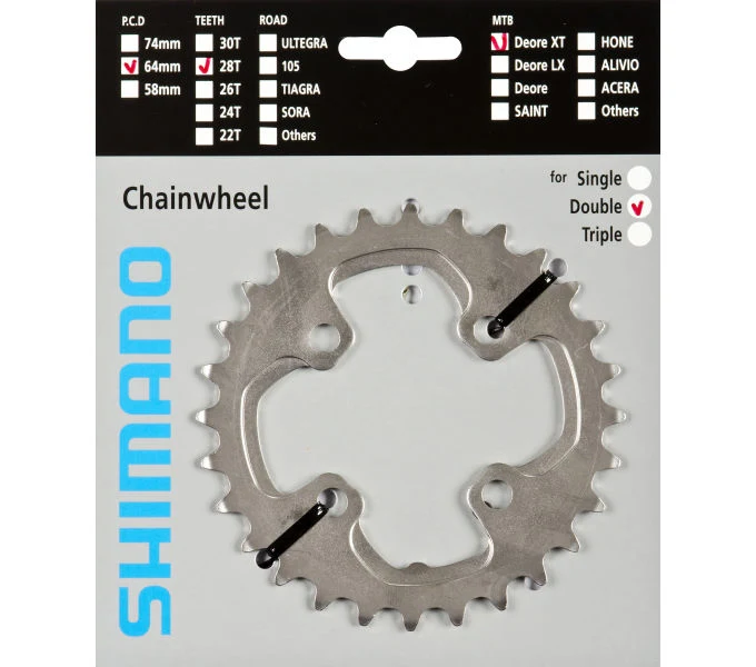 Shimano Kettenblatt DEORE XT FC-M785 28 Zähne