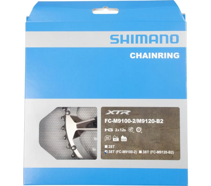 Shimano Kettenblatt XTR FC-M9100, FC-M9120 38 Zähne