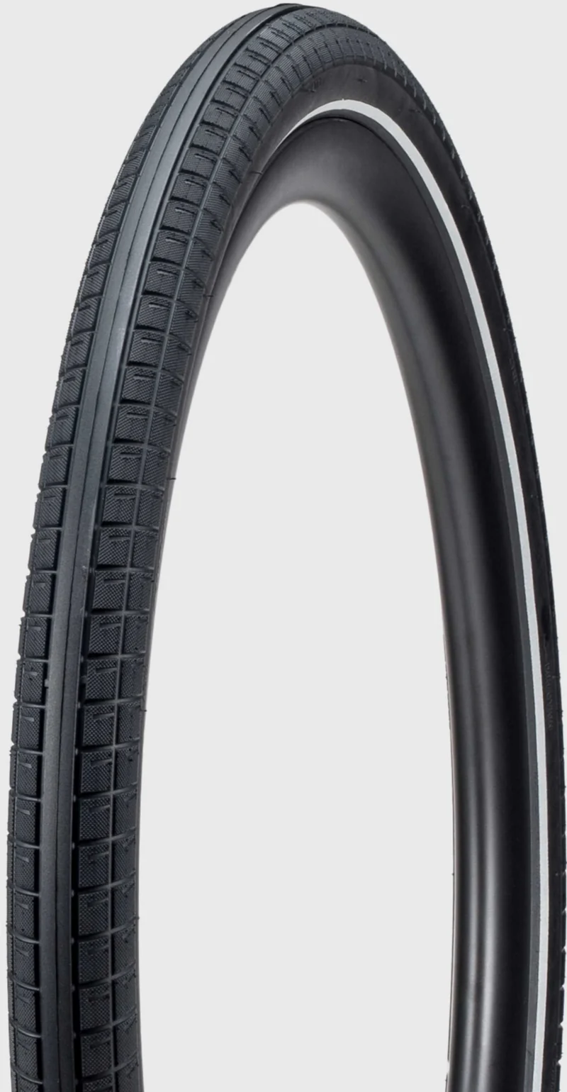 Bontrager E6 Hard-Case Lite E-Bike Drahtreifen 28" black/reflective 50-622