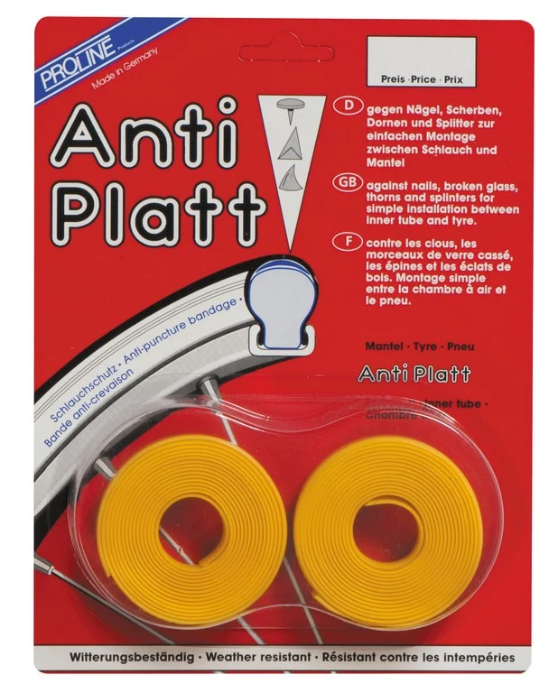 Asista Einlegeband Anti-Platt per Paar 19-23/622 23mm, gelb