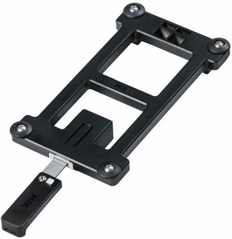 Basil Mik Adapterplatte schwarz f. abnehm. Fahrradzubehör