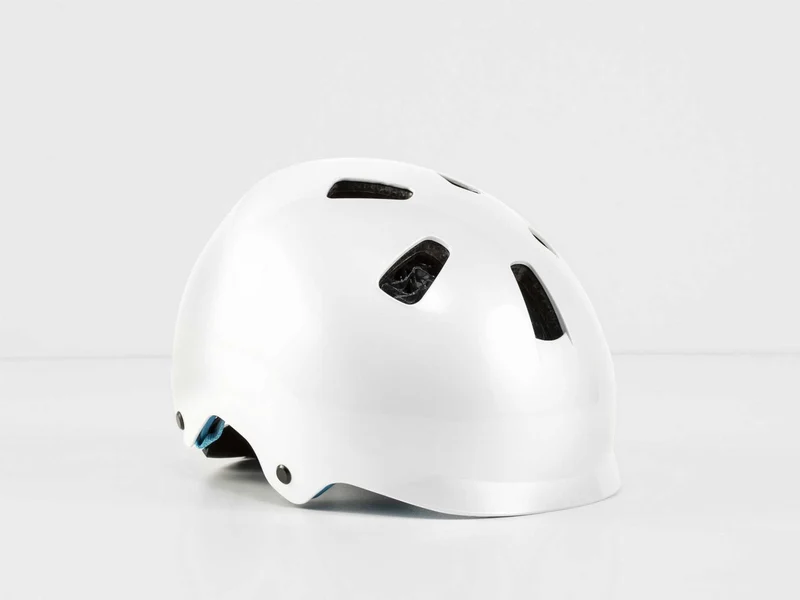 Bontrager Jet Wavecel Youth Helm white/azure 50-55 cm