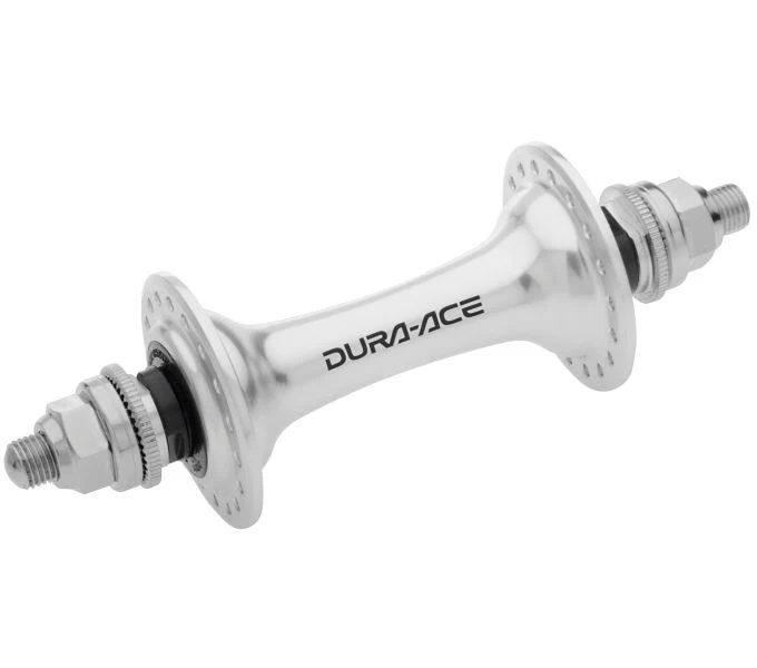 Shimano Vorderradnabe DURA-ACE TRACK HB-7710 36 Loch Vollachse m. Muttern Silber