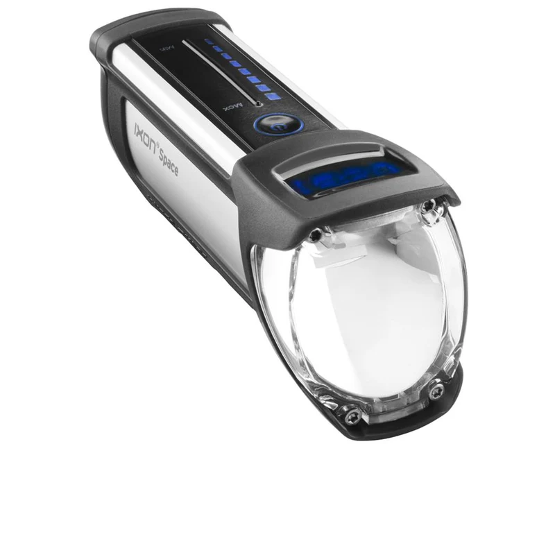 Busch & Müller LED-Akkuscheinwerfer b&m IXON Space für Lenkermontage 150 Lux mit Netzteil