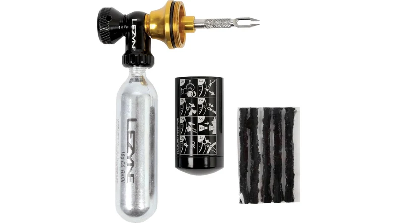 Lezyne Tubeless CO2 Blaster schwarz/gold