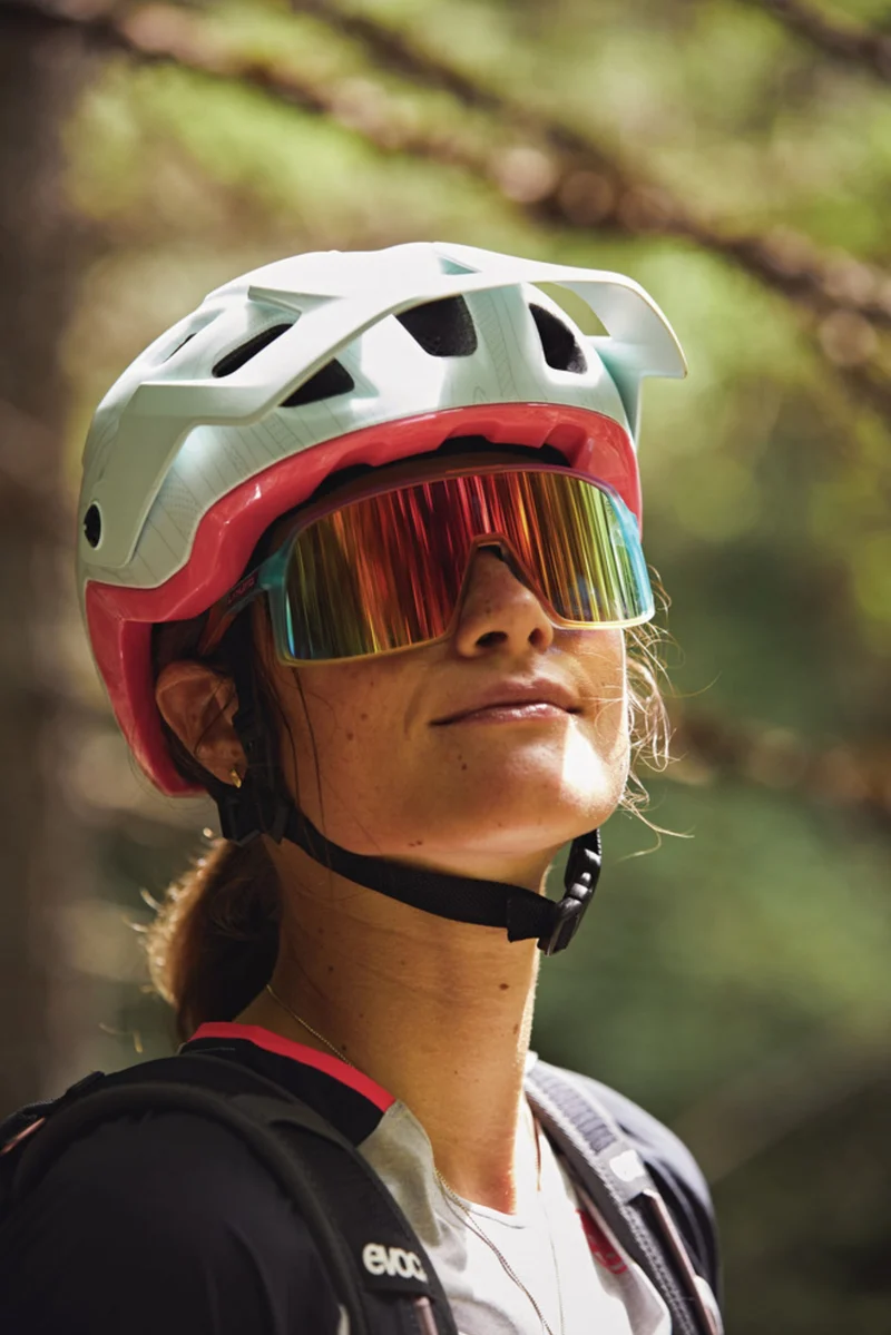 Abus MoDrop MTB-Helm Ti silver