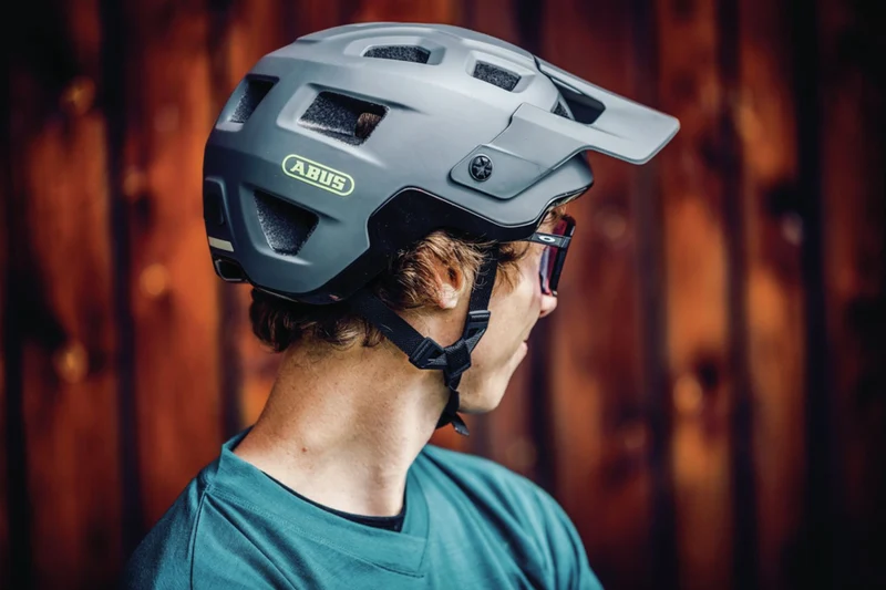 Abus MoDrop MTB-Helm Ti silver