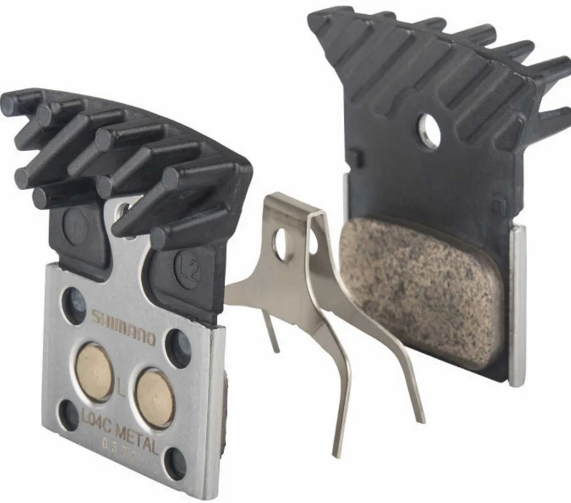 Shimano L04C Metall mit Kühlrippen Scheibenbremsbeläge 1 Paar