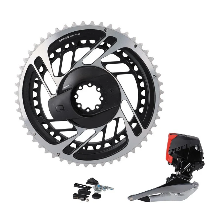 Sram Powermeter Kit Sram Red AXS D1 DM,inkl.Kettenbl+Umw,Alu,grau,52/39Z,12f