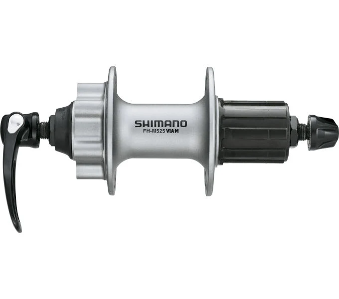 Shimano Hinterradnabe FH-M525 6-Loch 36 Loch 135 mm Silber