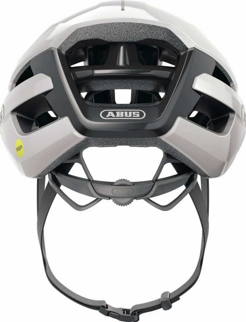 Abus PowerDome Mips Rennrad-Helm shiny white