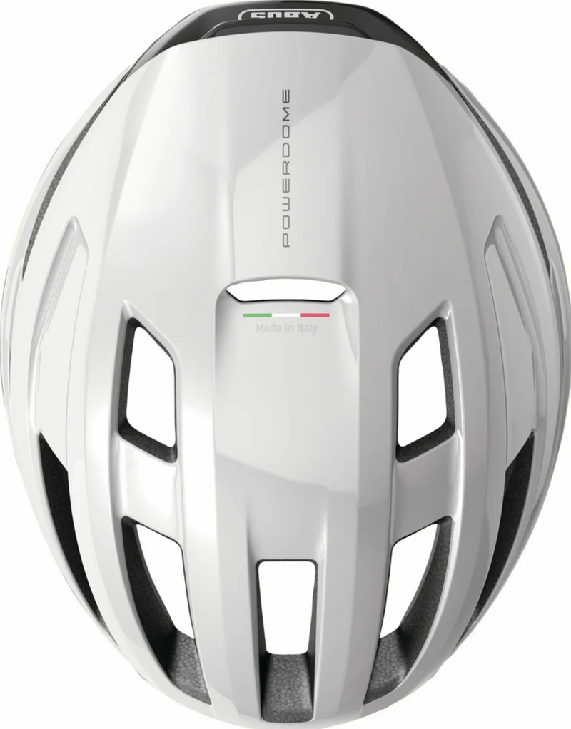 Abus PowerDome Rennrad-Helm shiny white