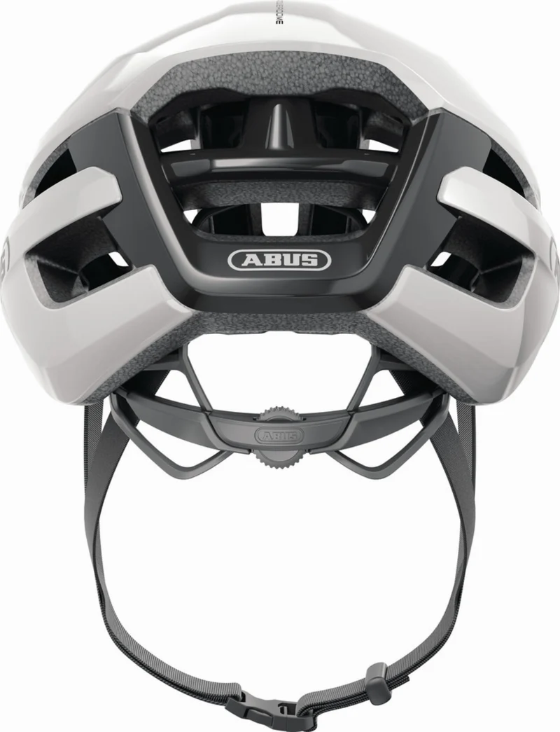 Abus PowerDome Rennrad-Helm shiny white