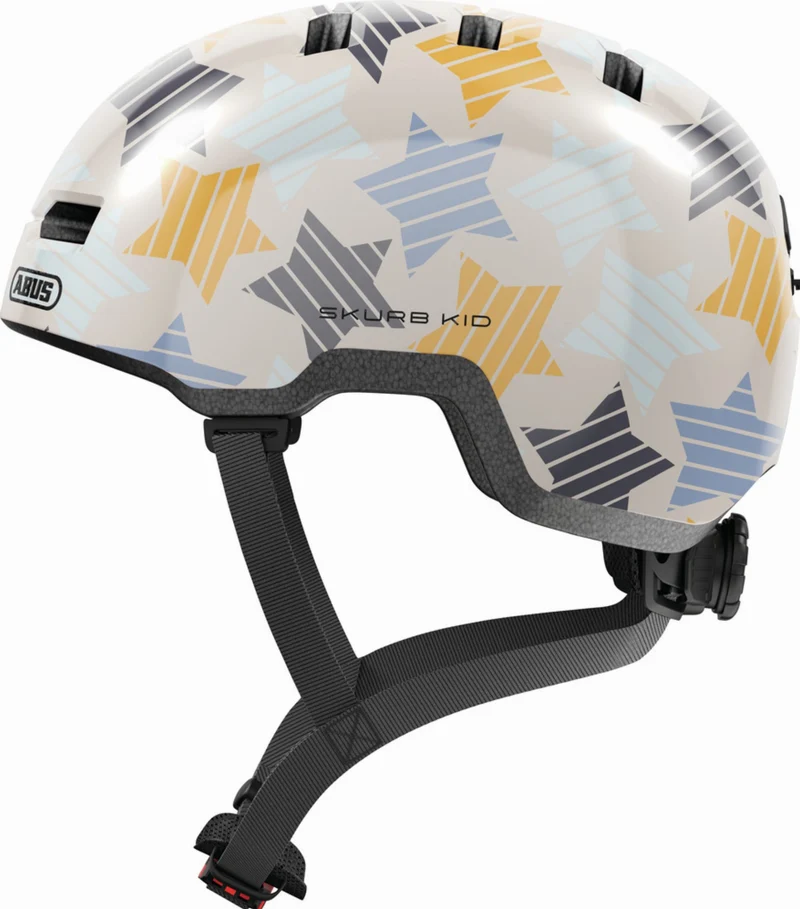 Abus Skurb Kid Kinder-Helm grey stars