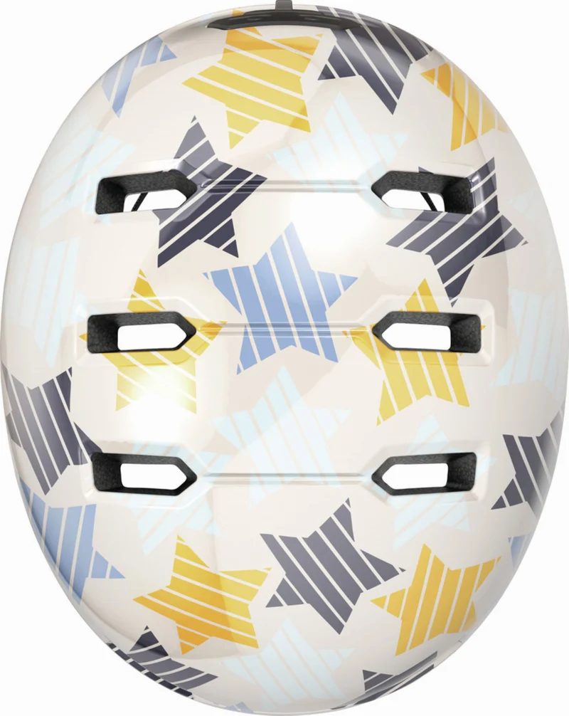 Abus Skurb Kid Kinder-Helm grey stars