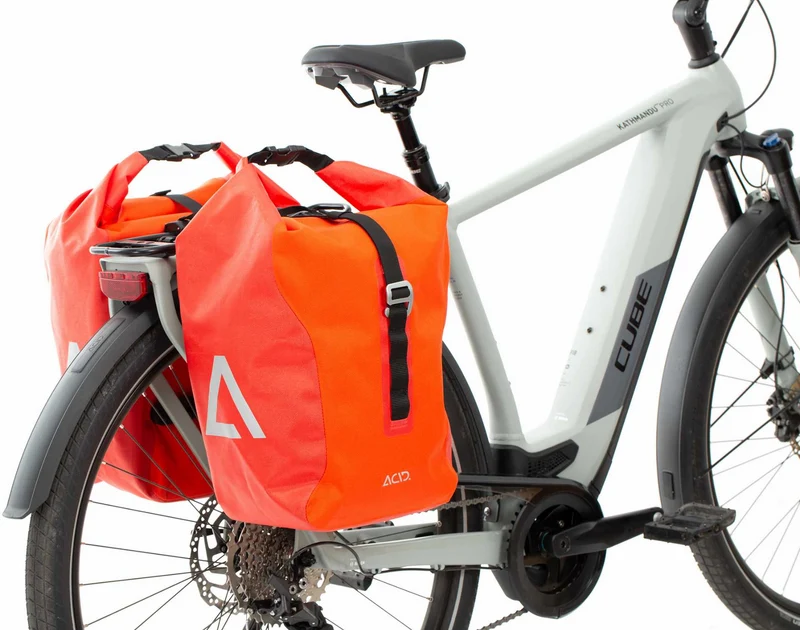 ACID Fahrradtasche TRAVLR 20/2 flame´n´black