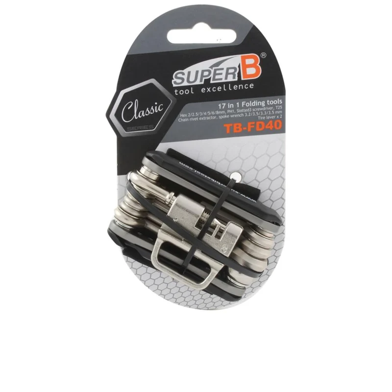 Super B Super B Faltreifen-Werkzeugset 17 in 1