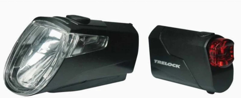 Trelock LS 360 I-GO® ECO 25/LS 720 REEGO® BLACK Lichtset